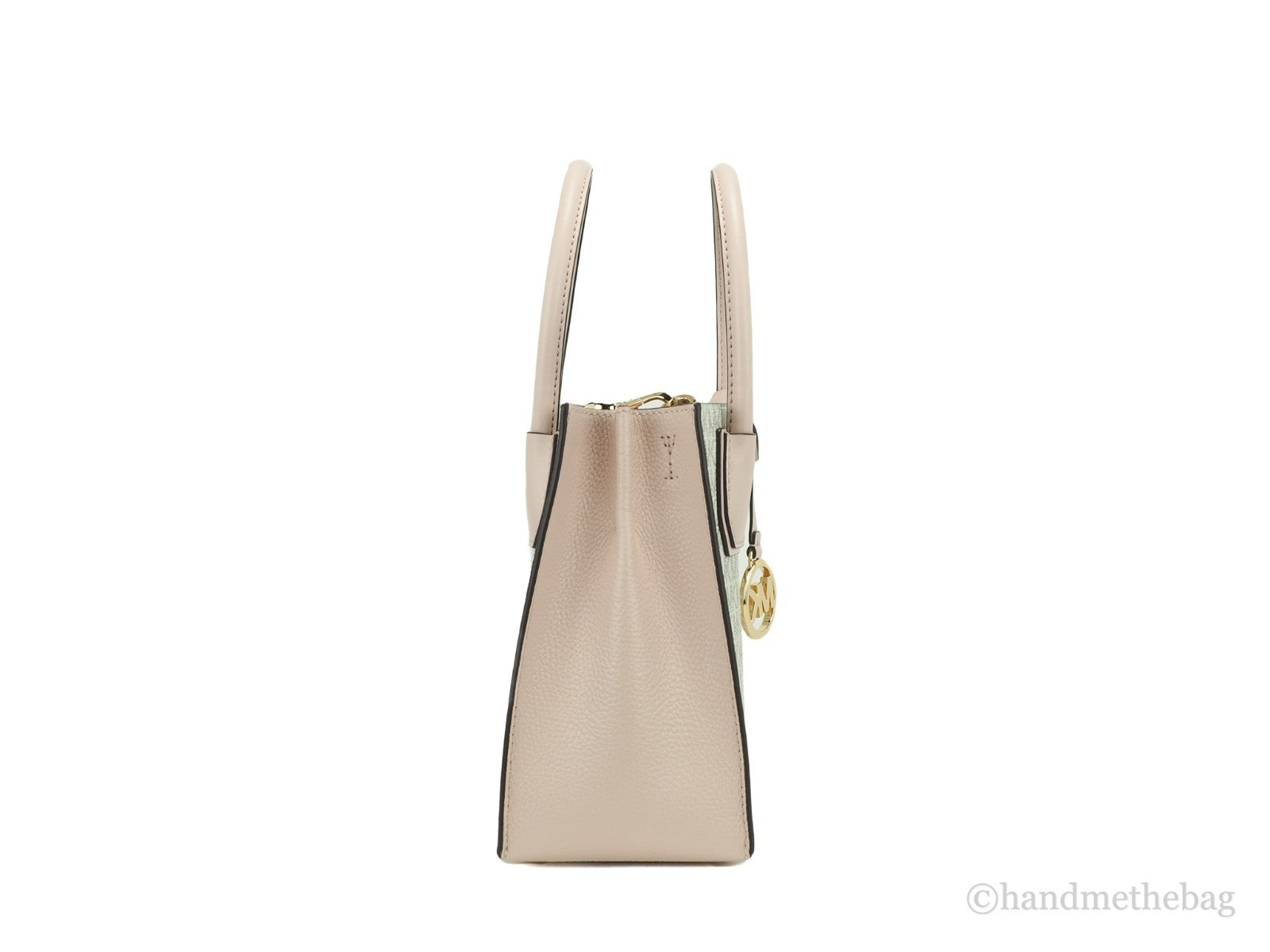Michael Kors MICHAEL KORS Mercer 35S1GM9M2B Medium Logo And Leather Accordion Crossbody Bag In Powder Blush Multi Michael Kors