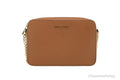 Michael Kors Women'S Zipper Closure Saffiano Leather Crossbody Bag