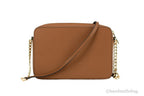 Michael Kors Women'S Zipper Closure Saffiano Leather Crossbody Bag