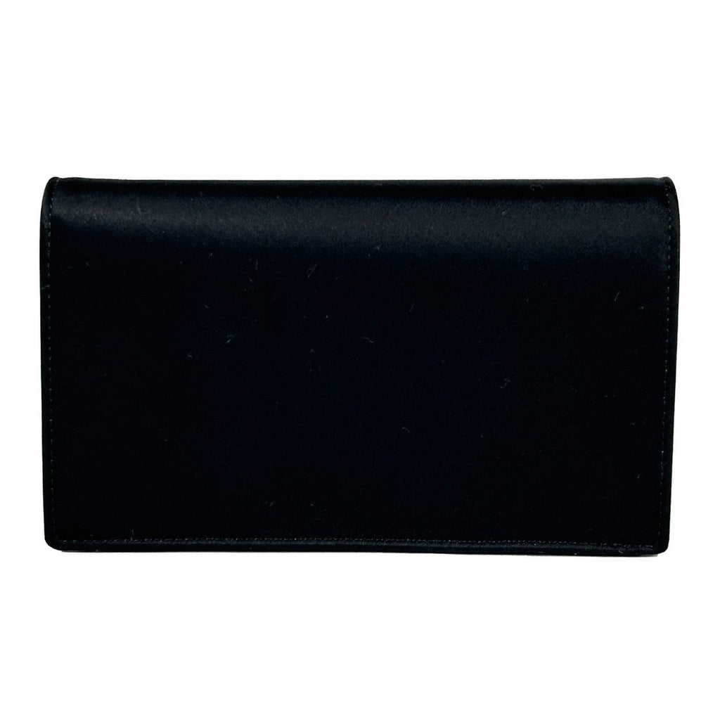 Versace Mini Chain Black Crossbody Wallet Bag Versace
