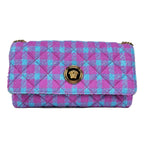 Versace Wool Lurex Medium Shoulder Crossbody Bag