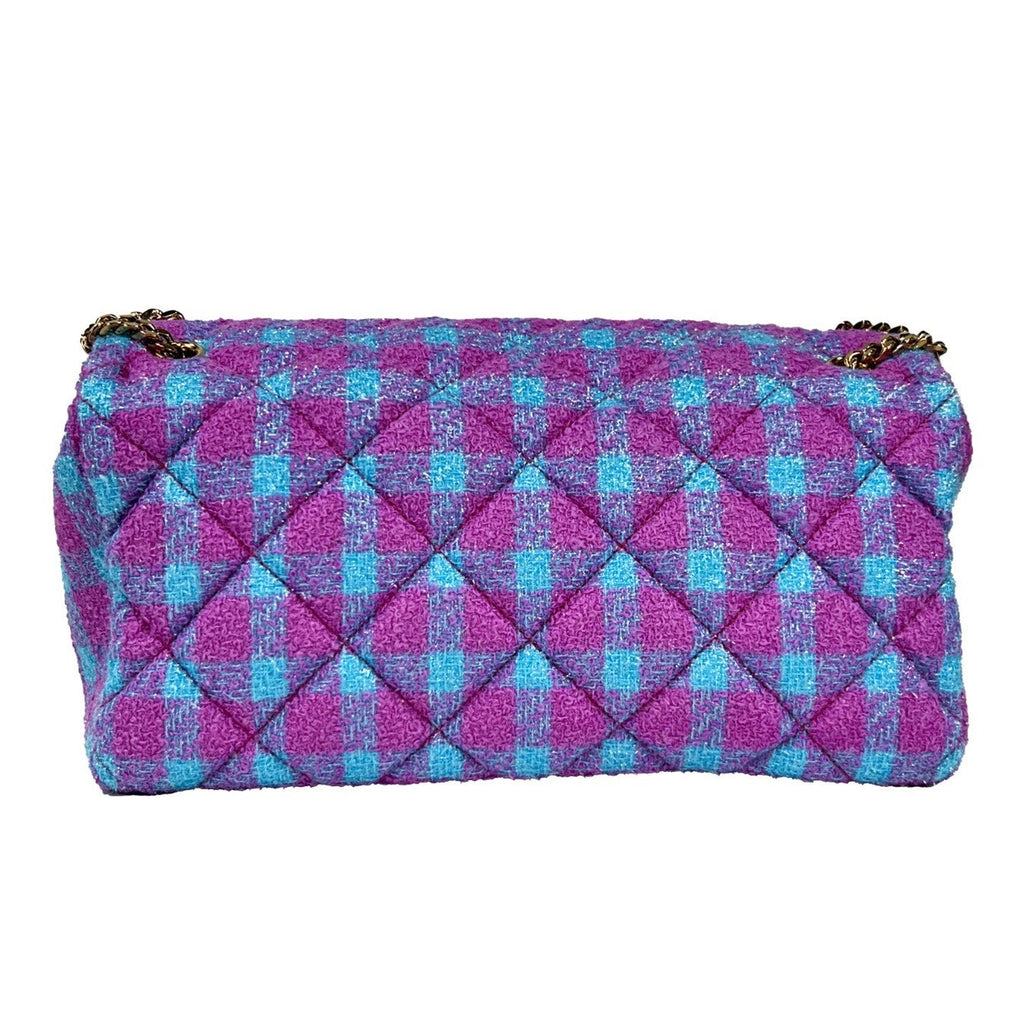 Versace Wool Lurex Medium Shoulder Crossbody Bag