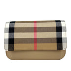 Burberry Small Leather Madison Crossbody Check Bag