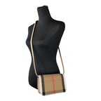 Burberry Small Leather Madison Crossbody Check Bag