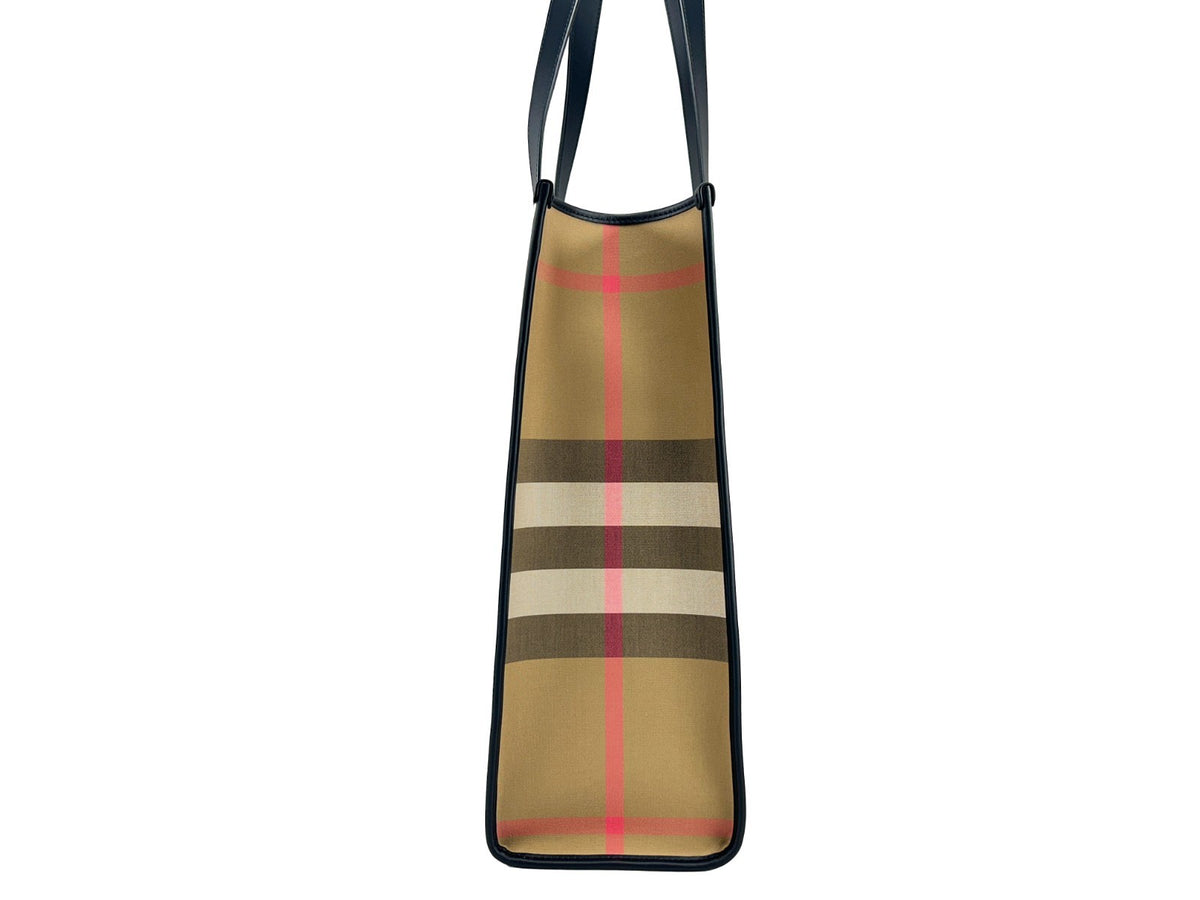Burberry Medium NS Book Tote Bag Purse Burberry