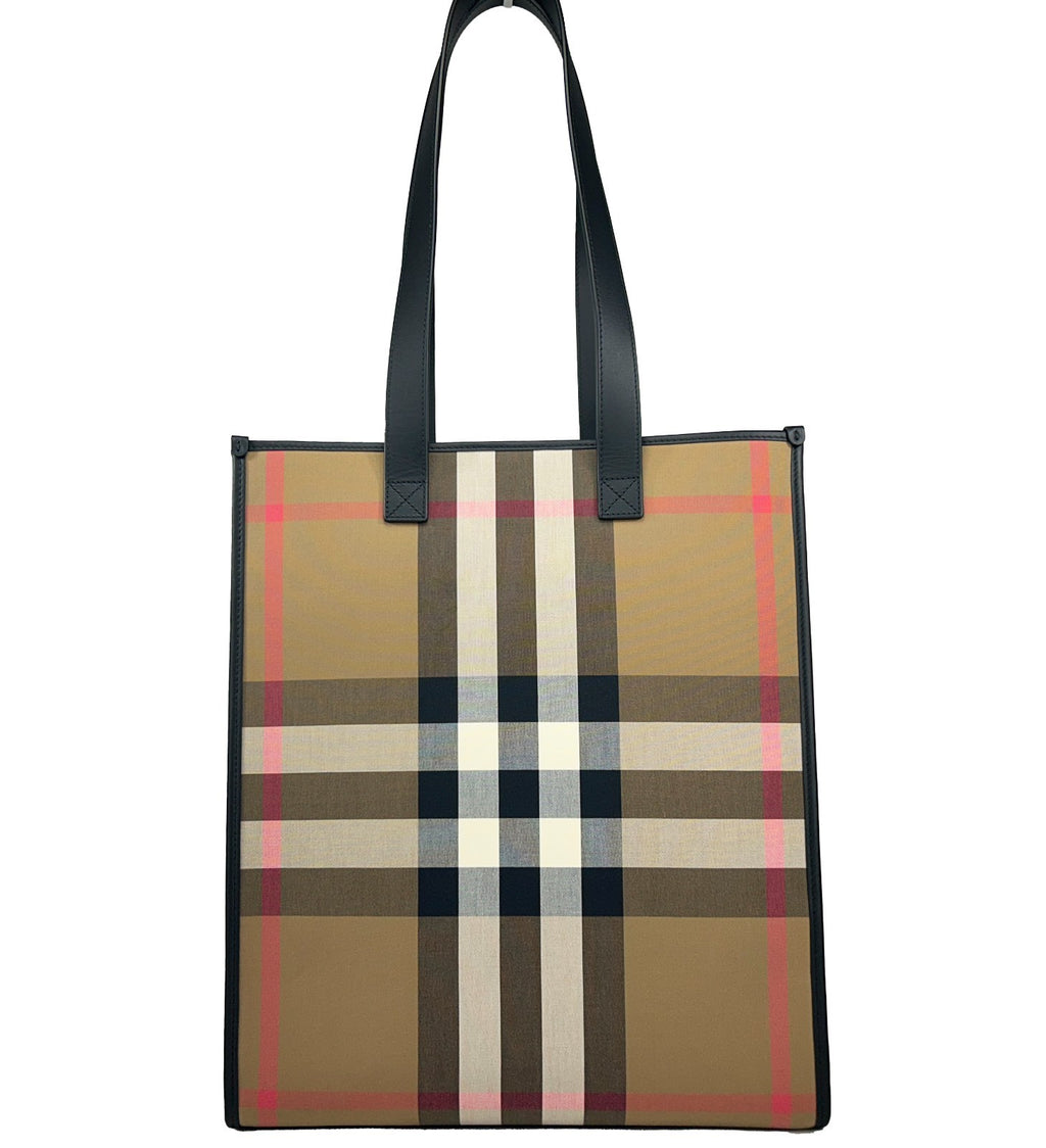 Burberry Medium NS Book Tote Bag Purse Burberry