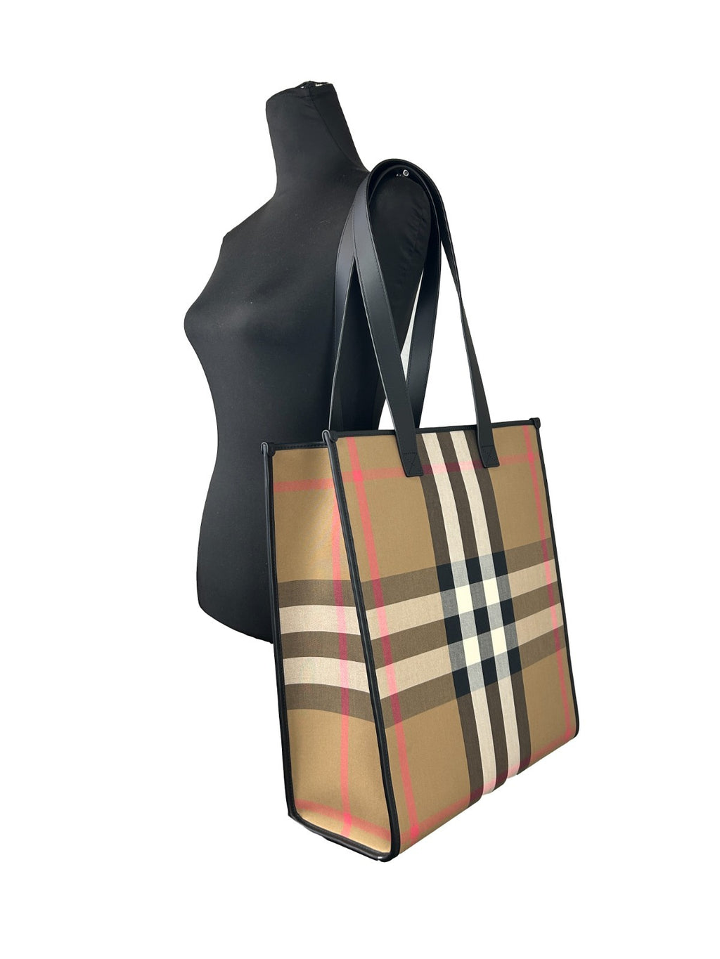 Burberry Medium NS Book Tote Bag Purse Burberry