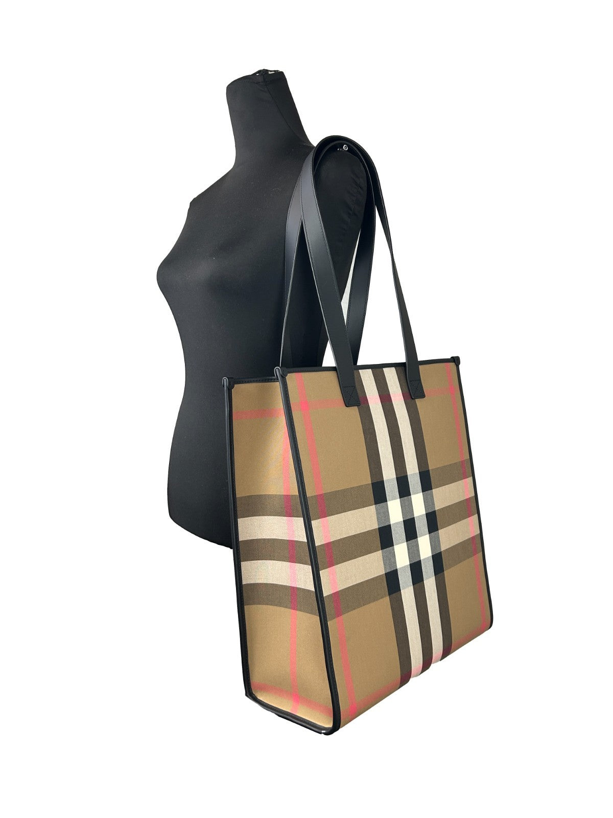 Burberry Medium NS Book Tote Bag Purse Burberry