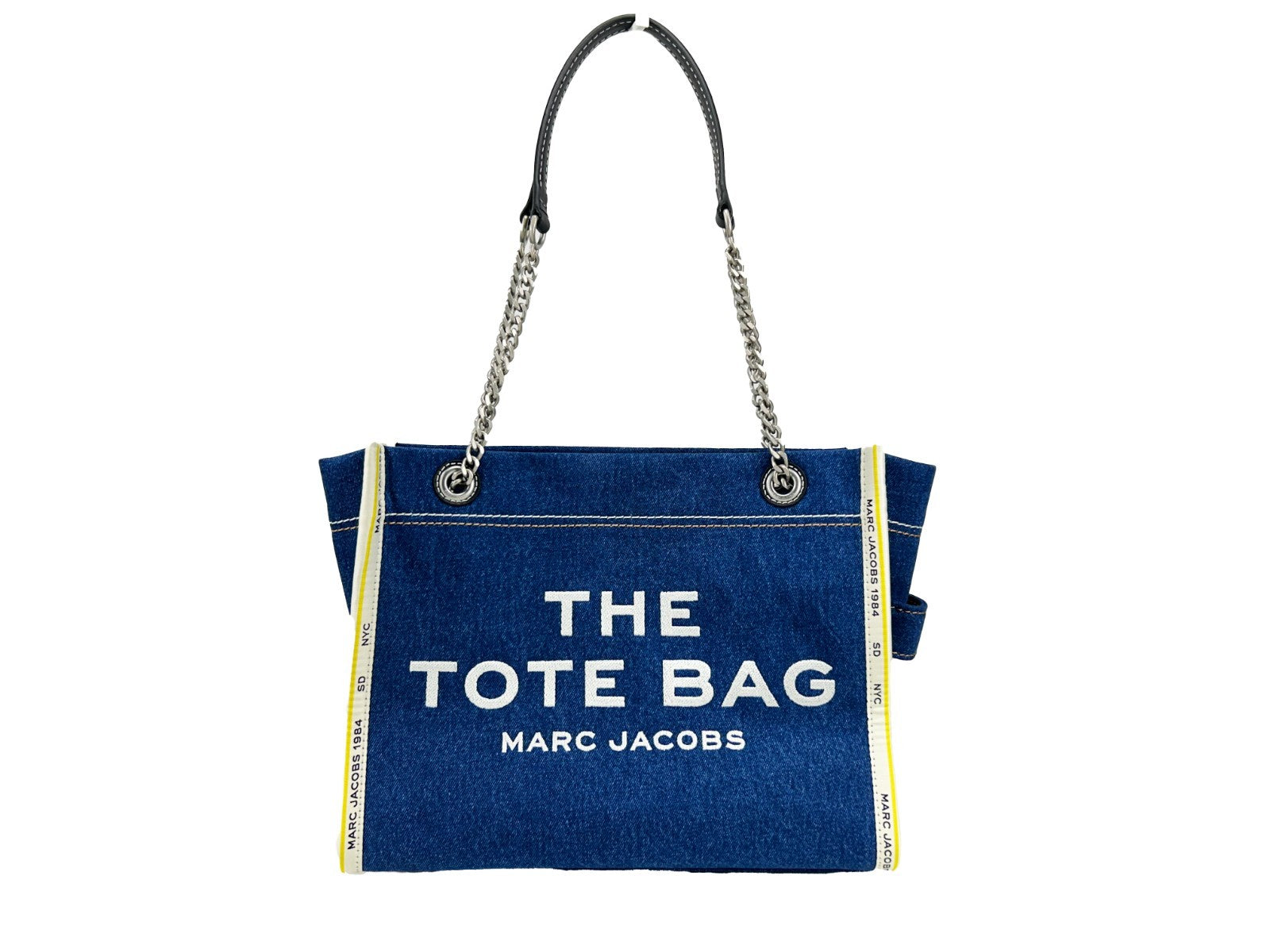 Marc Jacobs Denim Chain Medium The Tote Bag Marc Jacobs