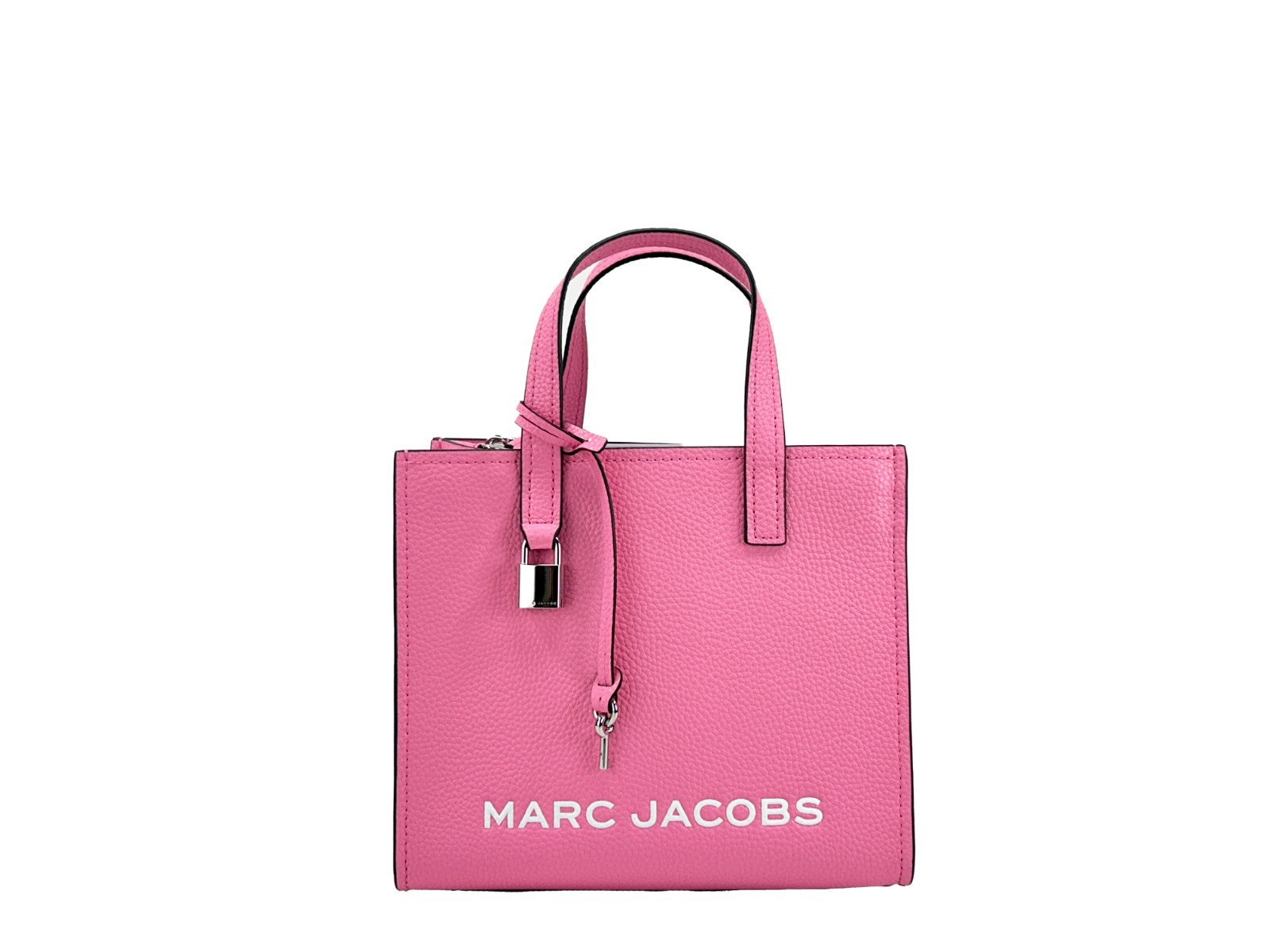 Marc Jacobs Mini Grind Pink Leather Crossbody Bag Purse Marc Jacobs