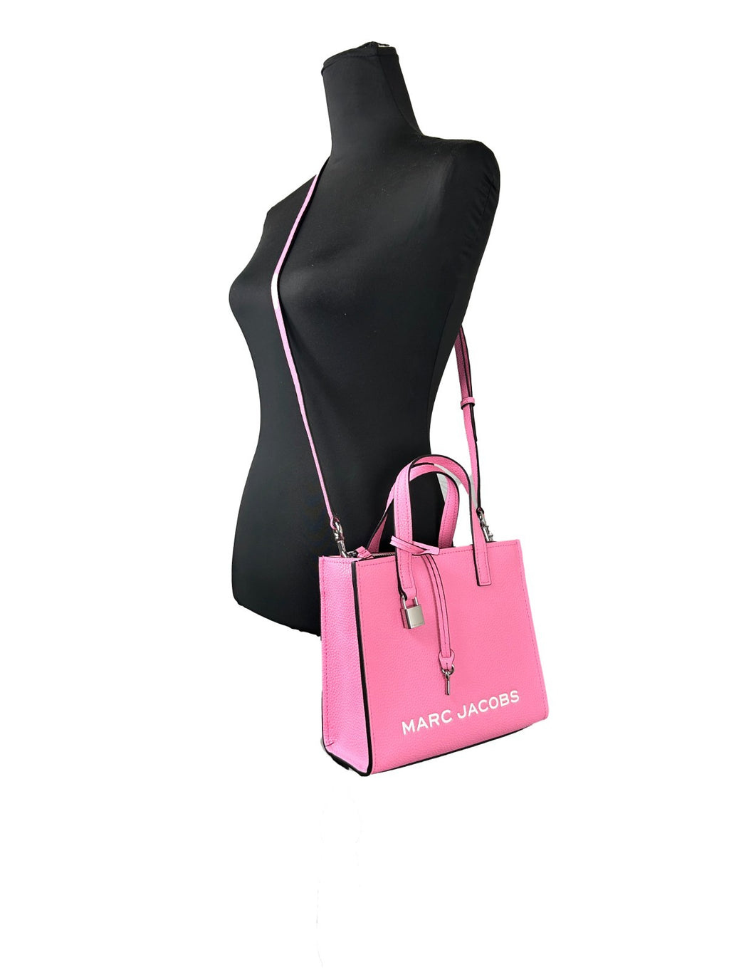 Marc Jacobs Mini Grind Pink Leather Crossbody Bag Purse Marc Jacobs