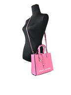 Marc Jacobs Mini Grind Pink Leather Crossbody Bag Purse Marc Jacobs