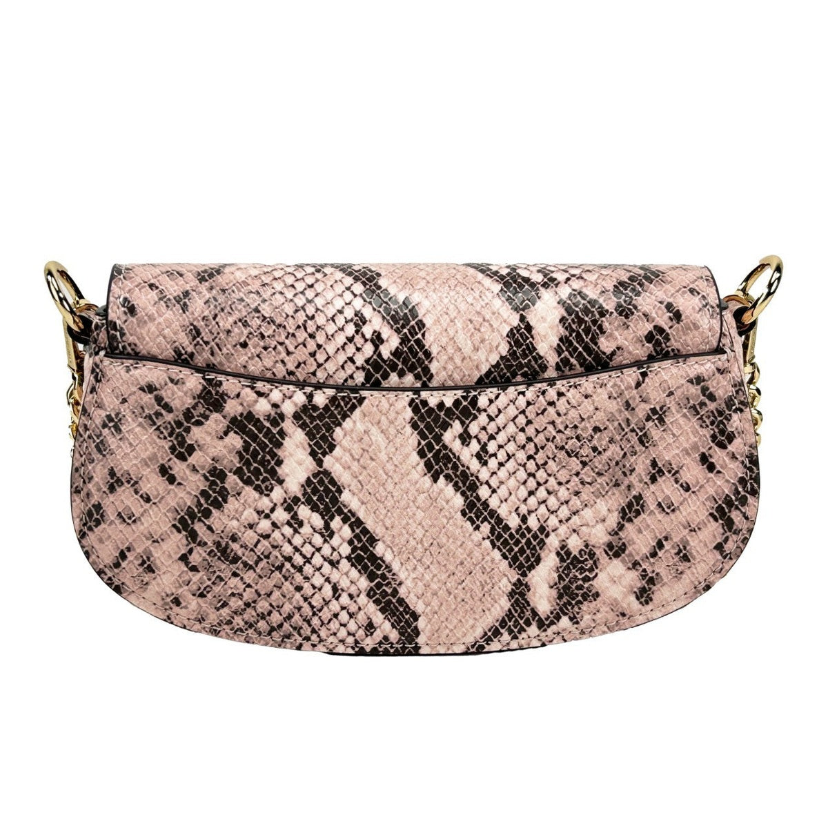 Michael Kors Mila Small Snakeskin Messenger Crossbody Bag