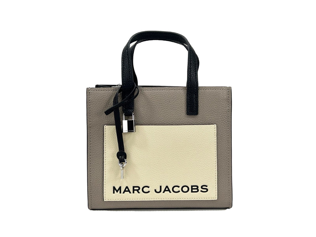 Marc Jacobs Grind Mini Leather Tote Crossbody Bag Marc Jacobs