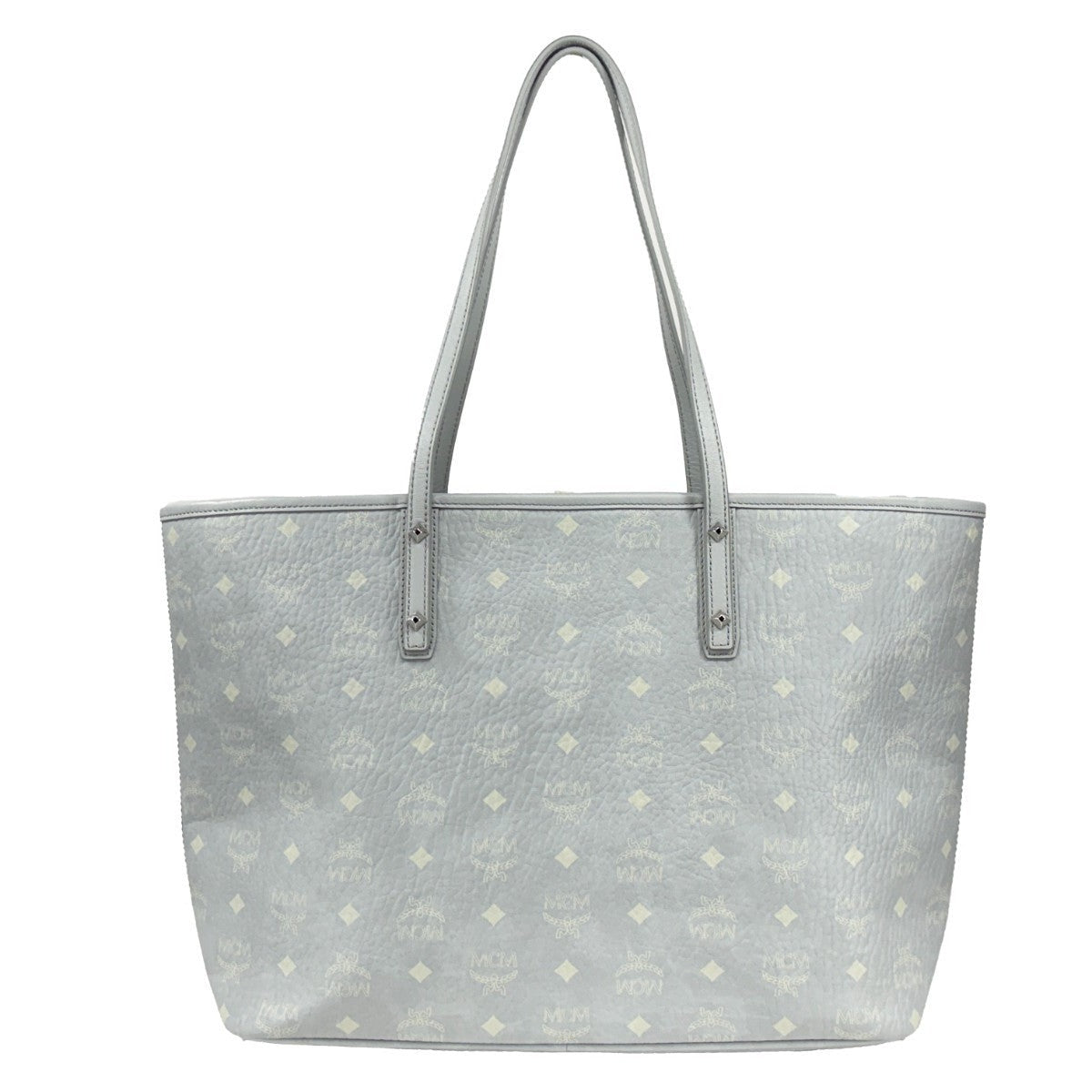 MCM Aren Leather Shoulder Tote Bag