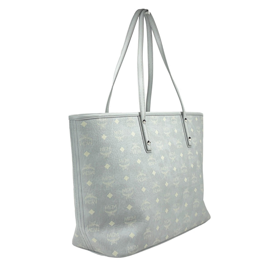MCM Aren Leather Shoulder Tote Bag