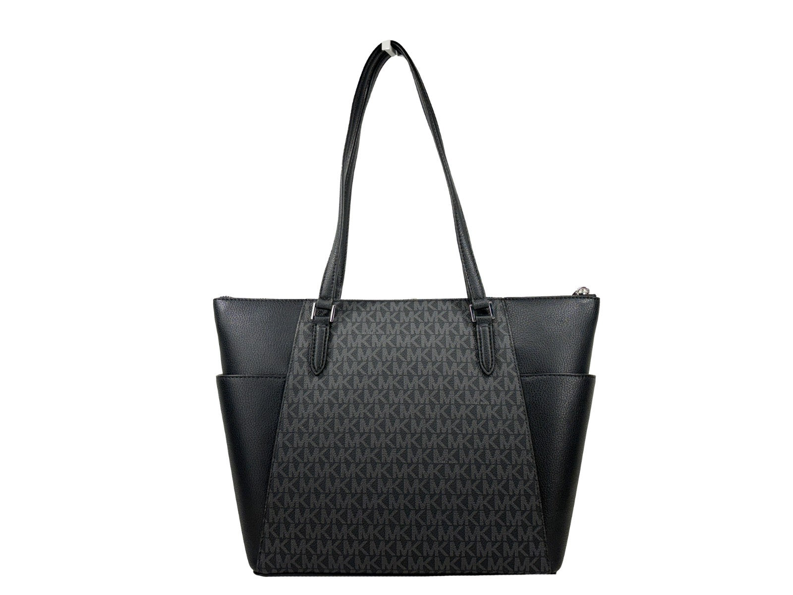 Michael Kors Charlotte Leather Top Zip Tote Bag Michael Kors