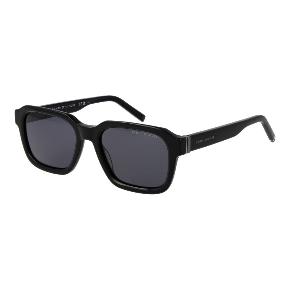 Tommy Hilfiger Black Acetate Sunglasses Tommy Hilfiger