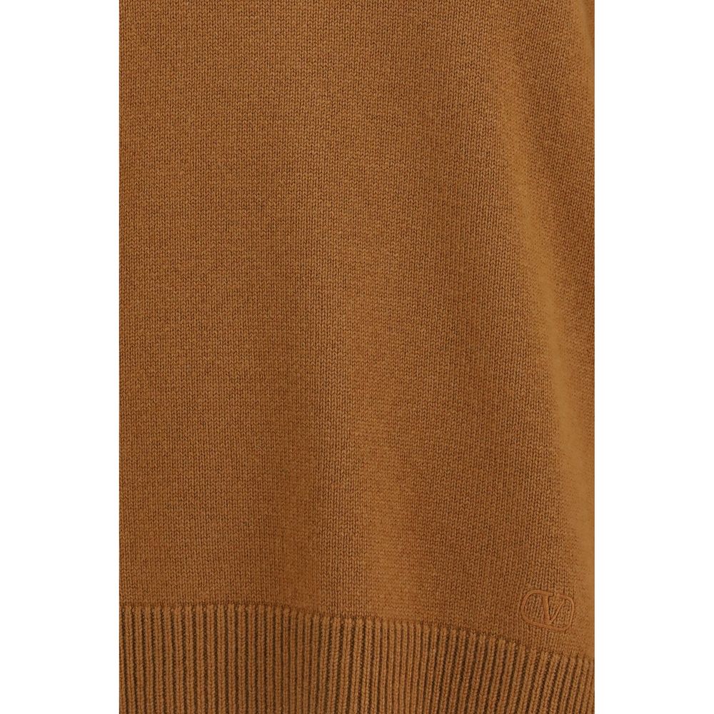Valentino Brown Cashmere Sweater