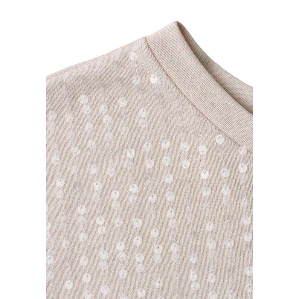 Street One Beige Polyester T-Shirt Street One