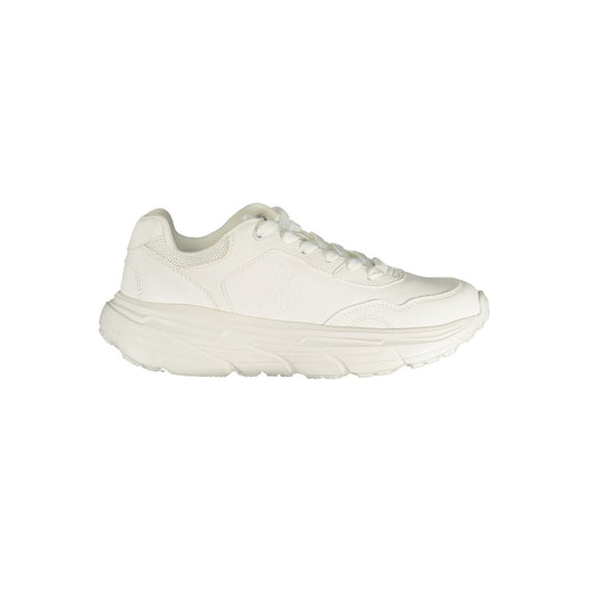 U.S. POLO ASSN. White Polyurethane Women's Sneaker U.S. POLO ASSN.