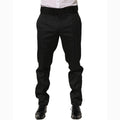 Dolce & Gabbana Black Polka Dot Cotton Dress Trouser Pants Dolce & Gabbana