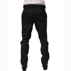 Dolce & Gabbana Black Polka Dot Cotton Dress Trouser Pants Dolce & Gabbana