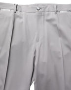 Dolce & Gabbana Gray Wool Tapered Men Dress Trouser Pants