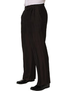 Dolce & Gabbana Brown Linen Straight Men Dress Trouser Pants