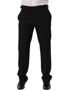 Dolce & Gabbana Black Tapered Leg Men Dress Trouser Pants Dolce & Gabbana