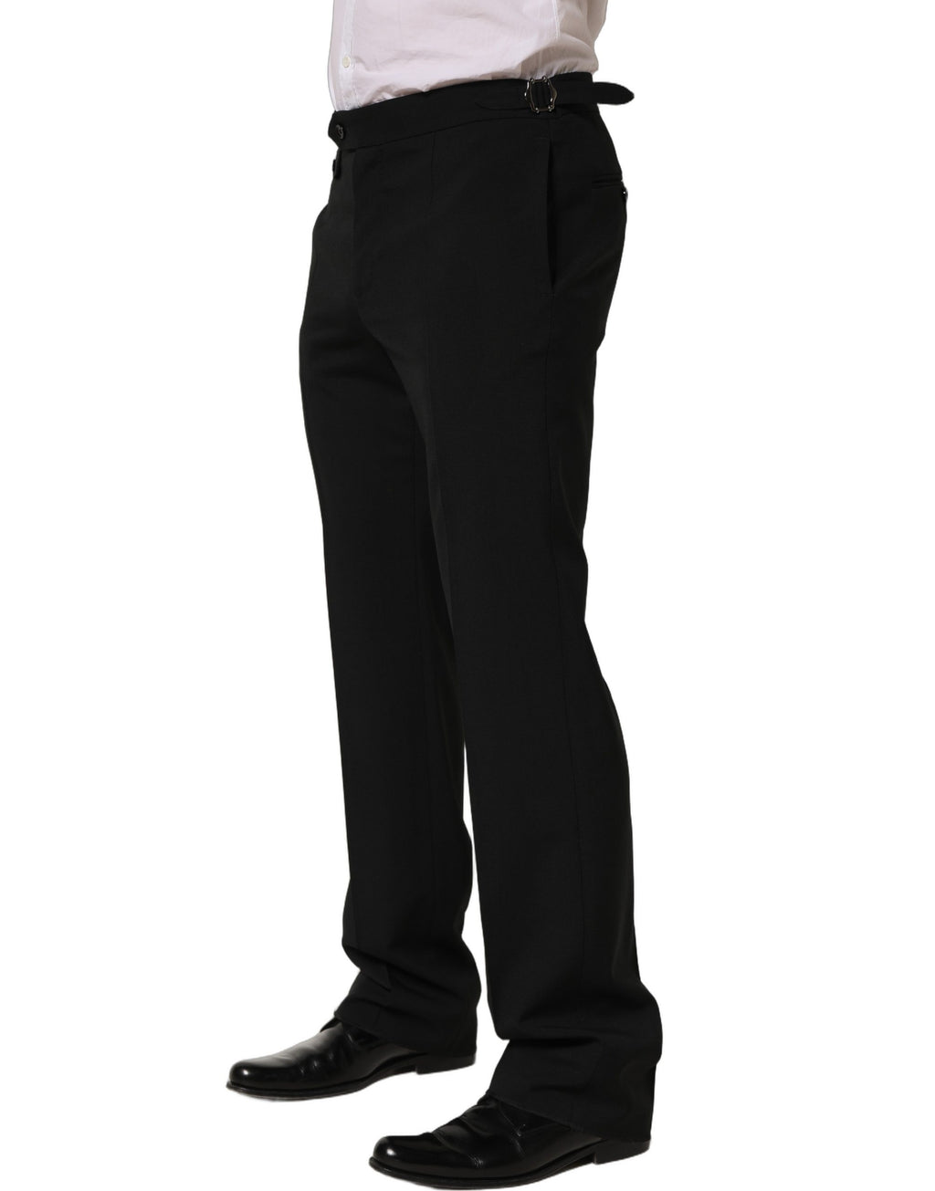 Dolce & Gabbana Black Tapered Leg Men Dress Trouser Pants Dolce & Gabbana