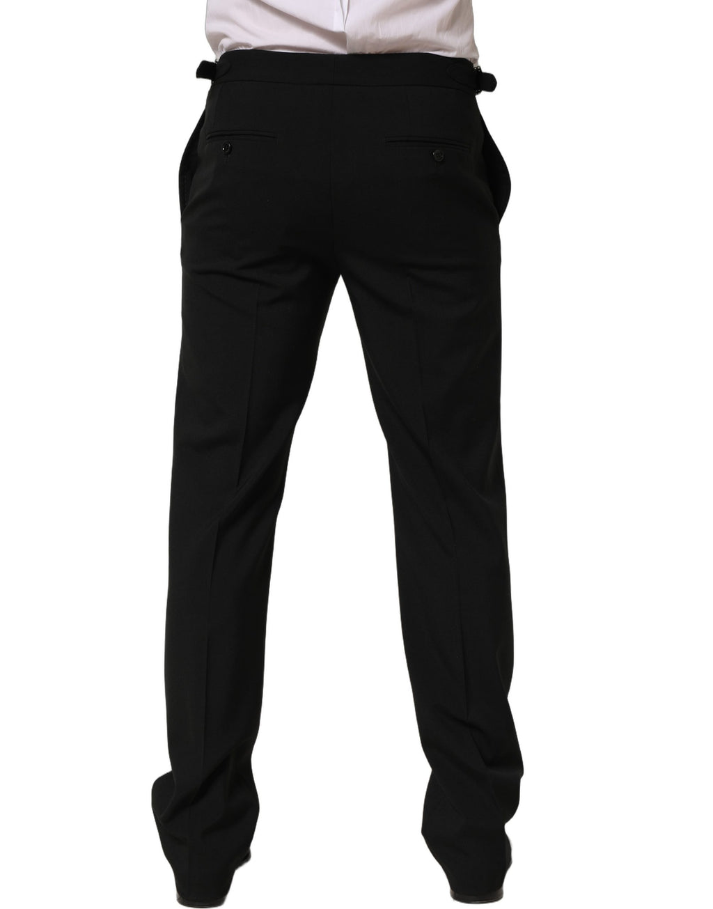 Dolce & Gabbana Black Tapered Leg Men Dress Trouser Pants Dolce & Gabbana