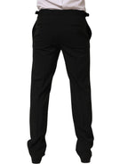 Dolce & Gabbana Black Tapered Leg Men Dress Trouser Pants Dolce & Gabbana