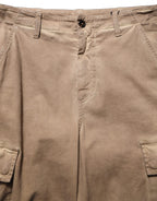Dolce & Gabbana Brown Mid Waist Cargo Straight Trouser Pants