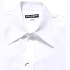 Dolce & Gabbana White MARTINI Long Sleeves Men Dress Shirt
