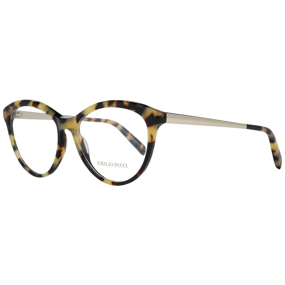 Emilio Pucci Brown Metal Glasses Frames Emilio Pucci