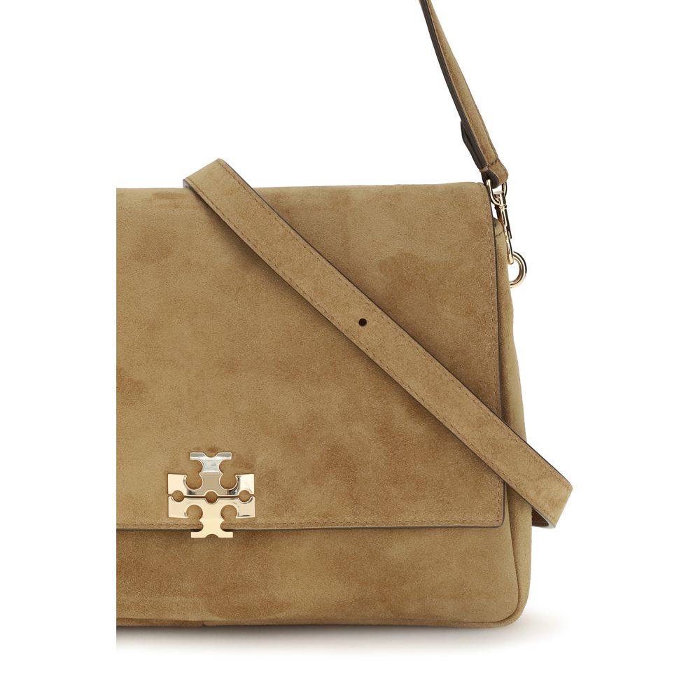 Tory Burch Beige Calf Leather Bos Taurus Shoulder Bag Tory Burch