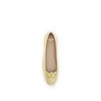 Valentino Garavani Gold Napa Leather / Calf Bos Taurus Ballet Flats Valentino Garavani
