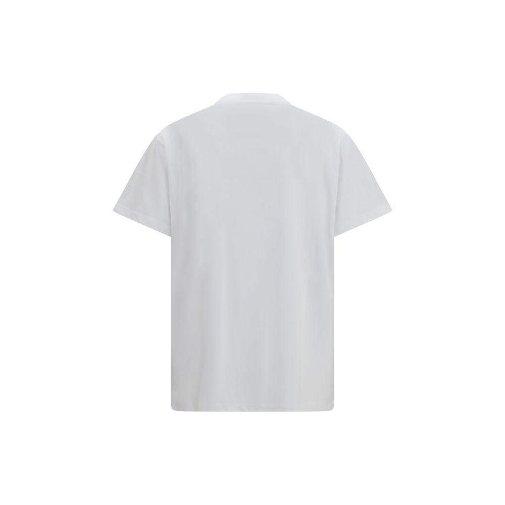 Ganni White Cotton T-Shirt Ganni