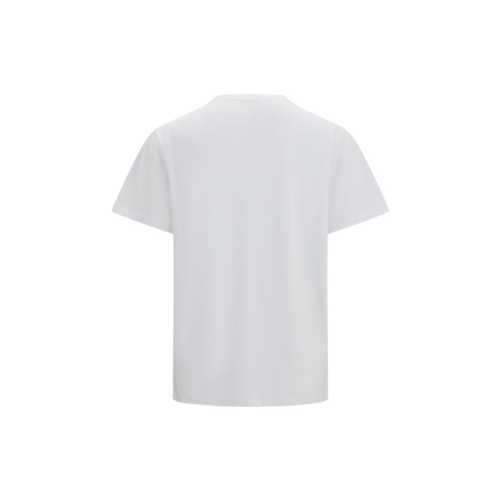 Ganni White Cotton T-Shirt Ganni