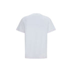 Ganni White Cotton T-Shirt Ganni
