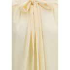 Chloé Beige Polyester Blouse Chloé