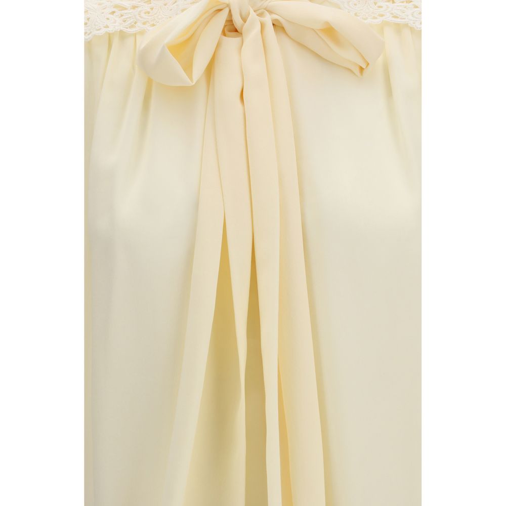 Chloé Beige Polyester Blouse Chloé