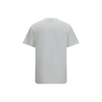 Kenzo white cotton T-shirt with logo detail, casual fit, and short sleeves, displayed on a plain background.