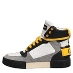 Dolce & Gabbana Multicolor Leather High Top Sneakers Shoes Dolce & Gabbana