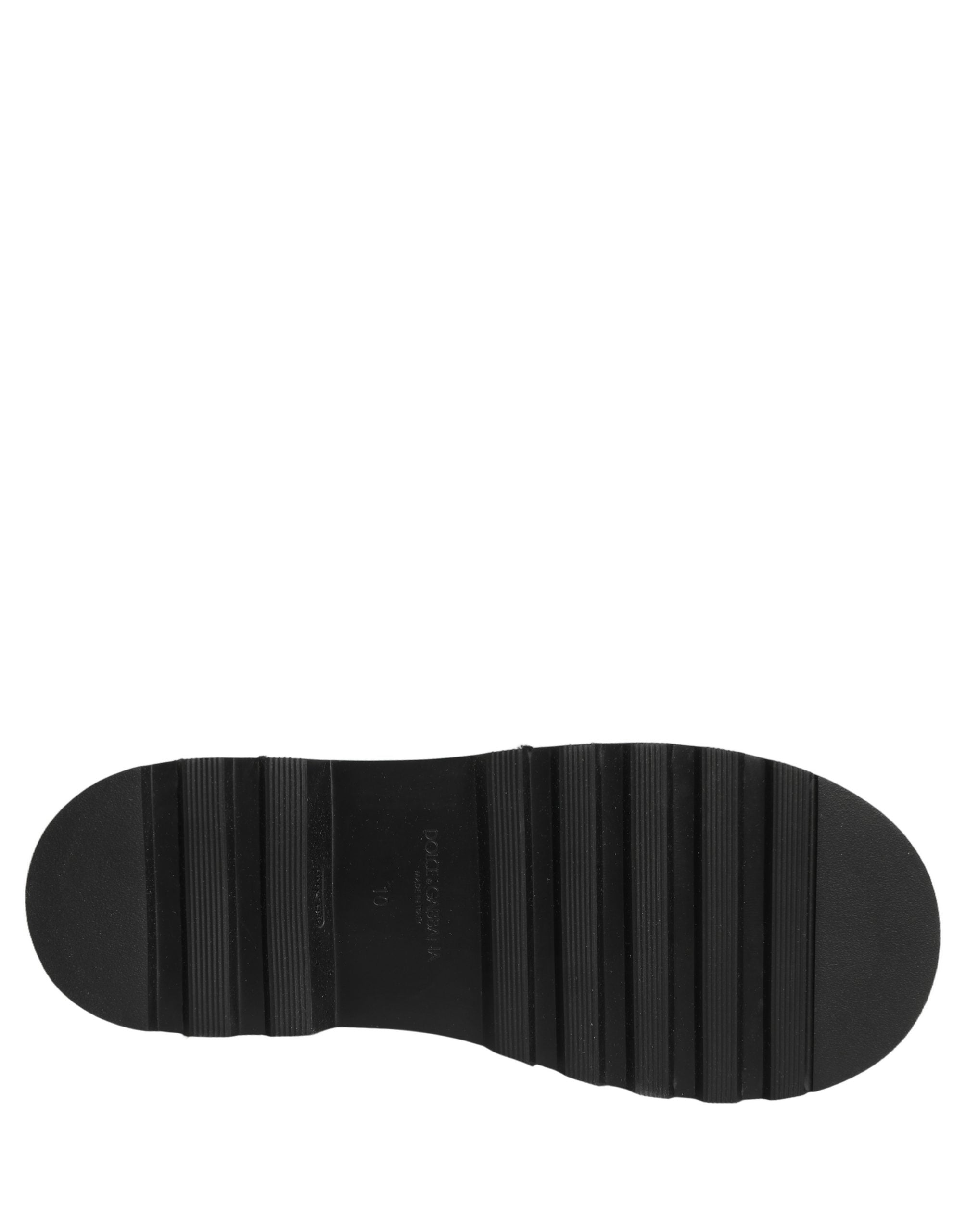 Dolce & Gabbana Black Chelsea Boots Leather Slip On Men Shoes Dolce & Gabbana