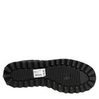 Dolce & Gabbana Black Quilted Effect Mid Calf Boots Shoes Dolce & Gabbana