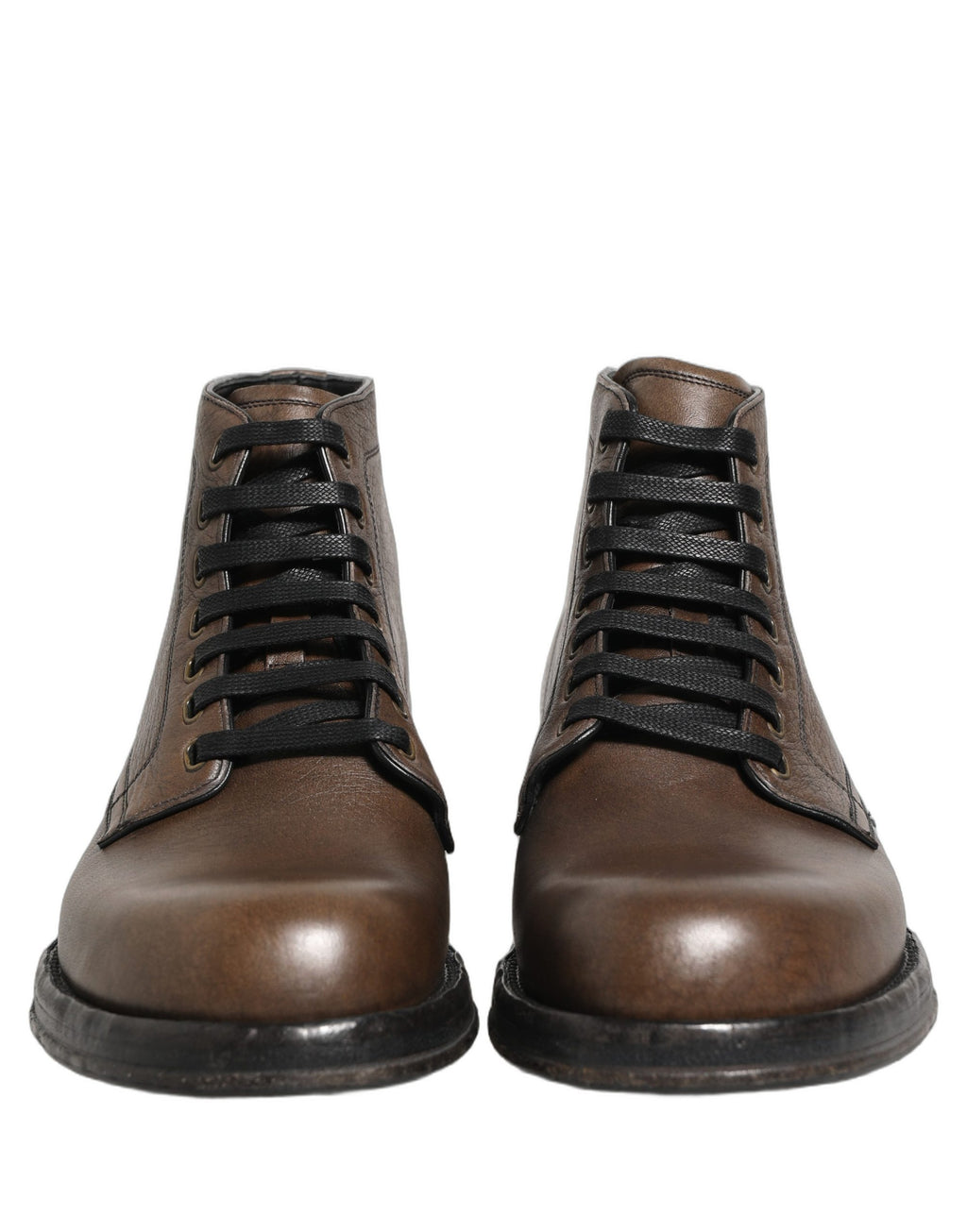 Dolce & Gabbana Brown Perugino Leather Men Ankle Boots Shoes Dolce & Gabbana