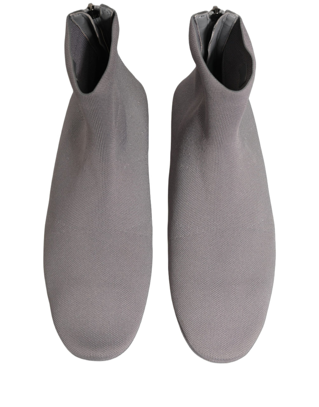 Dolce & Gabbana Gray Stretch Mesh Men Ankle Boots Shoes Dolce & Gabbana