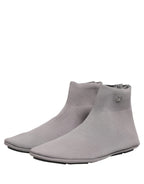 Dolce & Gabbana Gray Stretch Mesh Men Ankle Boots Shoes Dolce & Gabbana